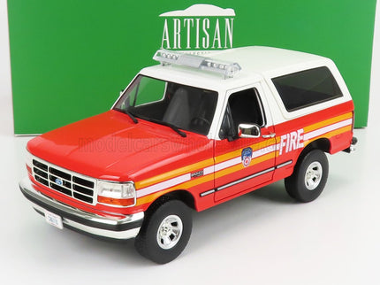 FORD USA | BRONCO FDNY NEW YORK FIRE ENGINE 1996 | RED WHITE