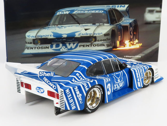 FORD ENGLAND | CAPRI TURBO Gr.5 ZAKSPEED N 3 DRM 1982 KLAUS NIEDZWIEDZ | WHITE BLUE