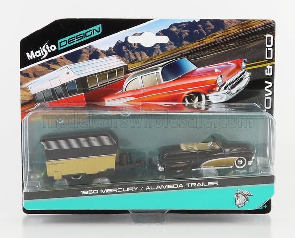 MERCURY | CABRIOLET WITH ROULOTTE 1950 | GOLD BLACK