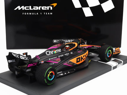 McLAREN | F1  MCL36 TEAM MCLAREN N 3 5th SINGAPORE GP 2022 DANIEL RICCIARDO | ORANGE LIGHT BLUE