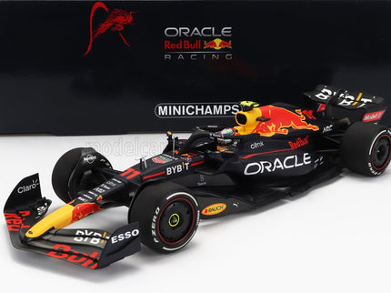 RED BULL | F1  RB18 TEAM ORACLE RED BULL RACING N 11 2nd BELGIUM GP 2022 SERGIO PEREZ | MATT BLUE YELLOW RED