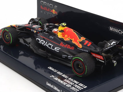 RED BULL | F1 RB18 TEAM ORACLE RED BULL RACING N 11 2nd JAPAN GP 2022 SERGIO PEREZ | MATT BLUE YELLOW RED