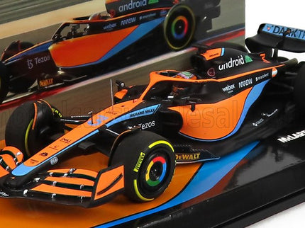 McLAREN | F1  MCL36 TEAM MCLAREN N 3 BAHRAIN GP 2022 DANIEL RICCIARDO | ORANGE LIGHT BLUE