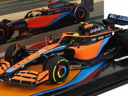 McLAREN | F1  MCL36 TEAM MCLAREN N 4 BAHRAIN GP 2022 LANDO NORRIS | ORANGE LIGHT BLUE