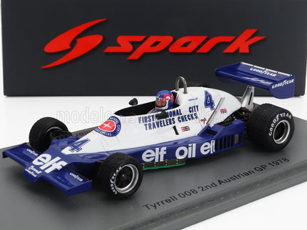 TYRRELL | F1  008 N 4 2nd AUSTRIAN GP 1978 P.DEPAILLER | BLUE WHITE