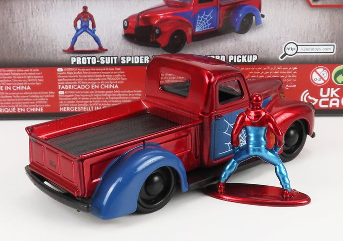 FORD USA | PICK-UP WITH SPIDERMAN FIGURE 1941 | RED BLUE