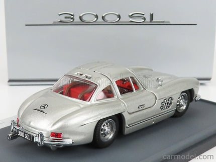 Mercedes Benz 300SL Coupe Gullwing (W198) 1954 1:43 Brumm strieborná