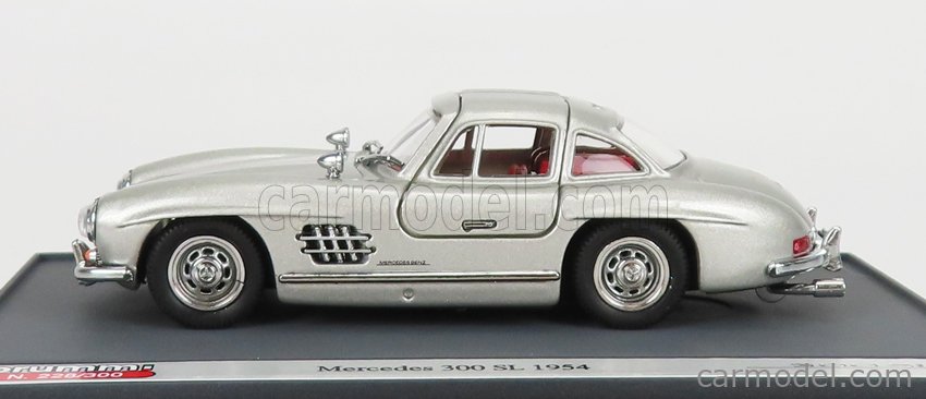 Mercedes Benz 300SL Coupe Gullwing (W198) 1954 1:43 Brumm strieborná
