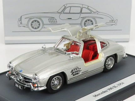 Mercedes Benz 300SL Coupe Gullwing (W198) 1954 1:43 Brumm strieborná