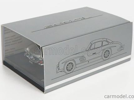 Mercedes Benz 300SL Coupe Gullwing (W198) 1954 1:43 Brumm strieborná