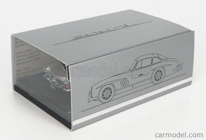 Mercedes Benz 300SL Coupe Gullwing (W198) 1954 1:43 Brumm strieborná
