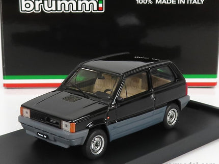 Fiat Panda 30 1 Series 1980 1:43 Brumm čierna Luxor - čierna