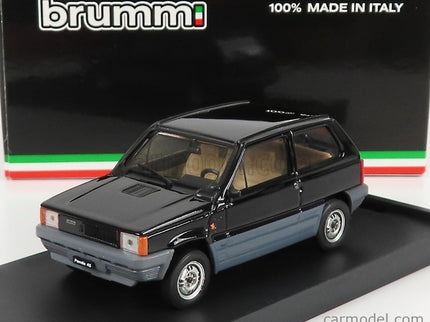 Fiat Panda 45 1980 1:43 Brumm čierna Luxor - čierna