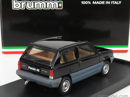 Fiat Panda 45 1980 1:43 Brumm čierna Luxor - čierna