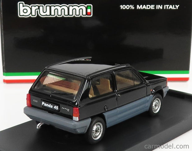 Fiat Panda 45 1980 1:43 Brumm čierna Luxor - čierna