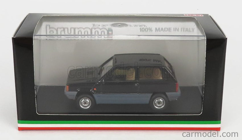 Fiat Panda 45 1980 1:43 Brumm čierna Luxor - čierna
