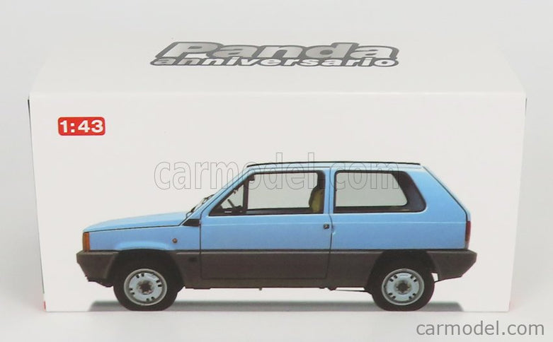 Fiat Panda 45 1980 1:43 Brumm čierna Luxor - čierna