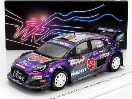 FORD ENGLAND | PUMA RALLY1 TEAM FORD WORLD RALLY M-SPORT N 7 4th RALLY SARDINIA ITALY 2022 P.L.LOUBET - V.LANDAIS | PURPLE BLUE GREY
