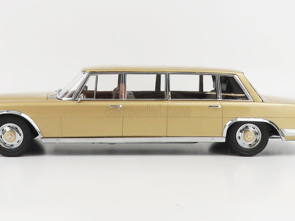 Mercedes Benz S-Class 600 Lwb Pullman (W100) 1964 1:18 KK Scale zlatá metalická