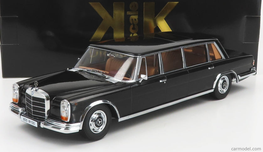 Mercedes Benz S-Class 600 Lwb Pullman (W100) 1964 1:18 KK Scale čierna