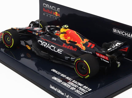 RED BULL | F1  RB18 TEAM ORACLE RED BULL RACING N 11 AUSTIN USA GP 2022 SERGIO PEREZ | MATT BLUE YELLOW RED
