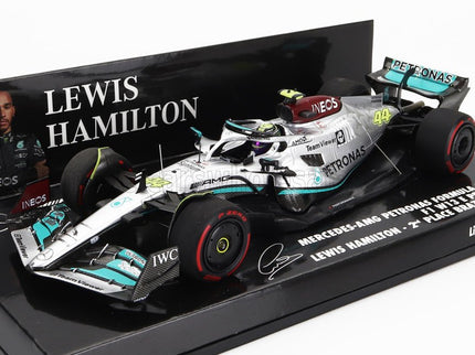 MERCEDES GP | F1 W13E TEAM MERCEDES-AMG PETRONAS F1 N 44 2nd BRAZILIAN GP 2022 LEWIS HAMILTON | SILVER GREEN