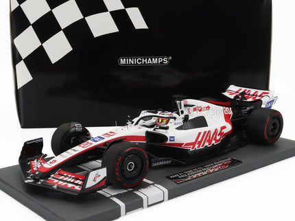 HAAS | F1  VF-22 TEAM HAAS N 20 POLE POSITION BRAZILIAN GP 2022 KEVIN MAGNUSSEN | WHITE BLACK RED