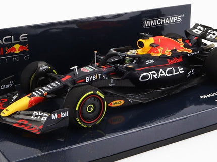RED BULL | F1  RB18 TEAM ORACLE RED BULL RACING N 1 WINNER ABU DHABI GP WORLD CHAMPION 2022 MAX VERSTAPPEN | MATT BLUE YELLOW RED