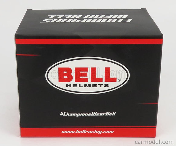 Bell Helmet F1 Helma Haas VF-22 Team Haas N°20 Sezóna 2022 Kevin Magnussen 1:2 Mini Helmet biela červená čierna