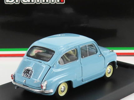 Fiat 600 Berlina 1-SERIES 1955 1:43 Brumm svetlomodrá Cenere - svetlomodrá