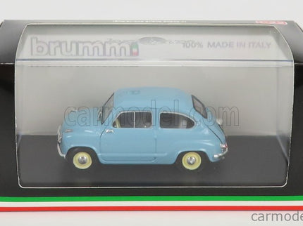 Fiat 600 Berlina 1-SERIES 1955 1:43 Brumm svetlomodrá Cenere - svetlomodrá