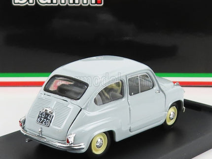 Fiat 600 Berlina 1-SERIES 1955 1:43 Brumm sivá Perla - svetlosivá