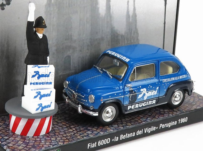 FIAT | 600D BACI PERUGINA 1960 - LA BEFANA DEL VIGILE | BLUE BLACK