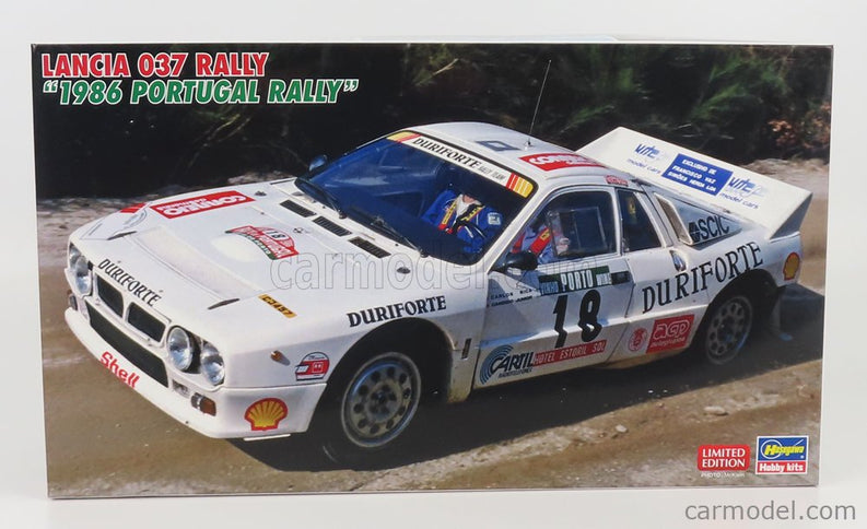 Lancia 037 Rally N°18 Rally Portugal 1986 C.Bica - C.Junior 1:24 Hasegawa /