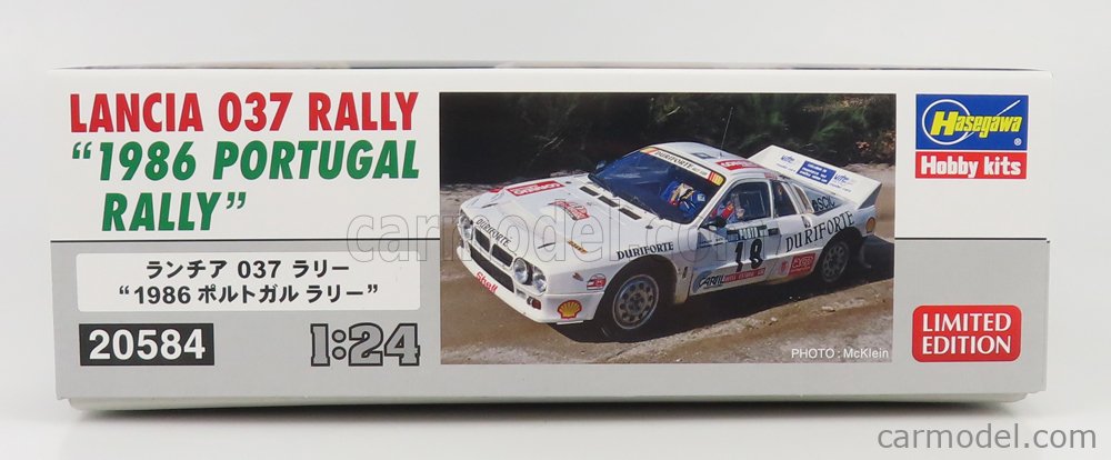 Lancia 037 Rally N°18 Rally Portugal 1986 C.Bica - C.Junior 1:24 Hasegawa /