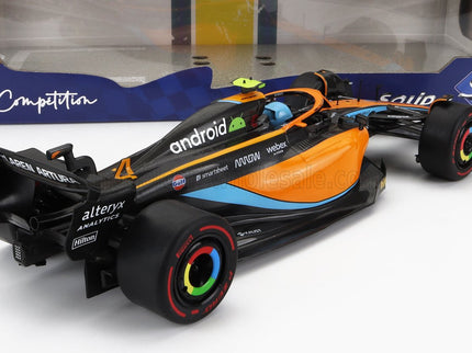 McLAREN | F1  MCL36 TEAM MCLAREN N 4 3rd EMILIA ROMAGNA ITALY GP 2022 LANDO NORRIS | ORANGE LIGHT BLUE