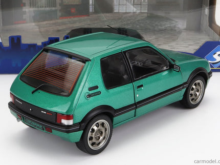 Peugeot 205 1.9 Gti Griffe 1990 1:18 Solido zelená metalická