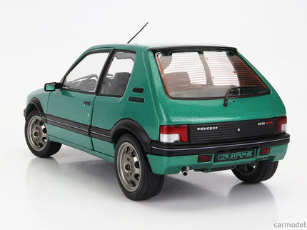 Peugeot 205 1.9 Gti Griffe 1990 1:18 Solido zelená metalická