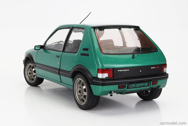 Peugeot 205 1.9 Gti Griffe 1990 1:18 Solido zelená metalická