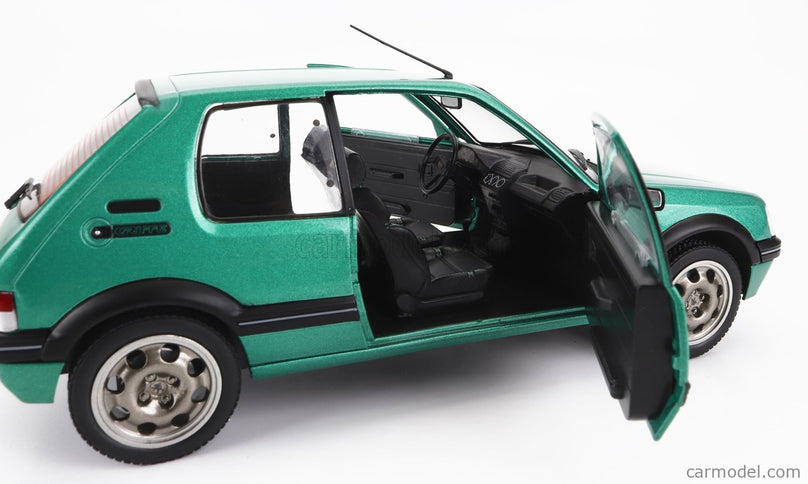 Peugeot 205 1.9 Gti Griffe 1990 1:18 Solido zelená metalická