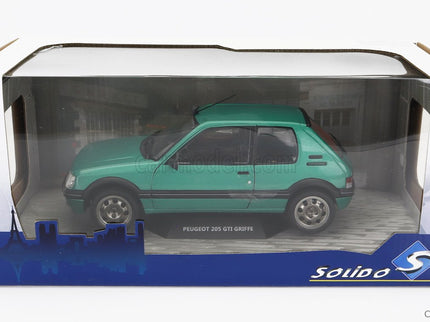 Peugeot 205 1.9 Gti Griffe 1990 1:18 Solido zelená metalická