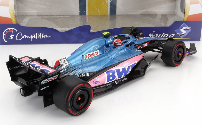ALPINE | F1 A522 TEAM ALPINE BWT N 31 AUSTRALIAN GP 2022 ESTEBAN OCON | BLUE PINK