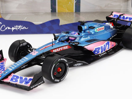 ALPINE | F1 A522 TEAM ALPINE BWT N 14 MONACO GP 2022 FERNANDO ALONSO | BLUE PINK