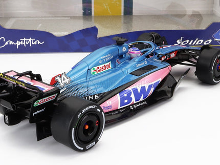 ALPINE | F1 A522 TEAM ALPINE BWT N 14 MONACO GP 2022 FERNANDO ALONSO | BLUE PINK