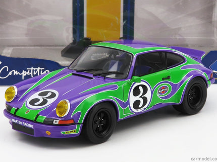 Porsche 911 RSR Coupe N°3 Happy Tribute 1973 1:18 Solido fialová zelená