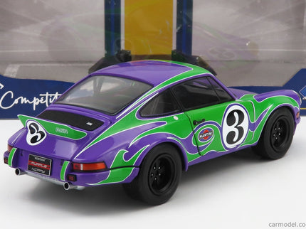 Porsche 911 RSR Coupe N°3 Happy Tribute 1973 1:18 Solido fialová zelená