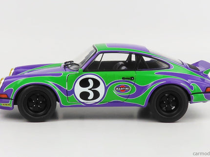 Porsche 911 RSR Coupe N°3 Happy Tribute 1973 1:18 Solido fialová zelená