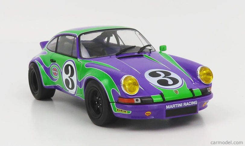 Porsche 911 RSR Coupe N°3 Happy Tribute 1973 1:18 Solido fialová zelená