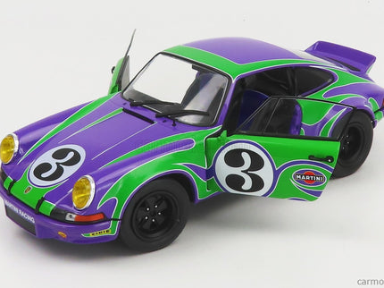 Porsche 911 RSR Coupe N°3 Happy Tribute 1973 1:18 Solido fialová zelená