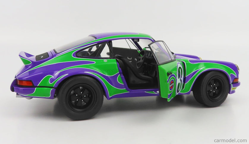 Porsche 911 RSR Coupe N°3 Happy Tribute 1973 1:18 Solido fialová zelená